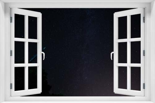 Fototapeta Naklejka Na Ścianę Okno 3D - Nachthimmel mit Milchstraße
