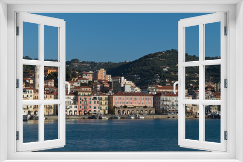 Fototapeta Naklejka Na Ścianę Okno 3D - Oneglia-Imperia harbour, Liguria