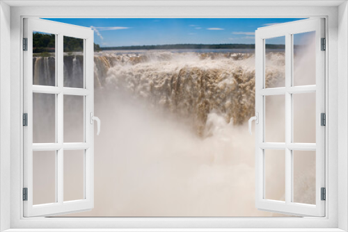 Fototapeta Naklejka Na Ścianę Okno 3D - Iguazu/Iguaçu falls, Misiones Province, Argentina, South America, Unesco World Heritage Site.Iguazu/Iguaçu Wasserfälle Misiones Provinz, Argentinien, Südamerika, Unesco Weltkulturerbe,.
