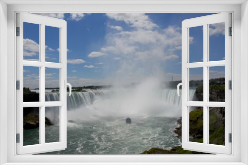 Fototapeta Naklejka Na Ścianę Okno 3D - Misty Niagara