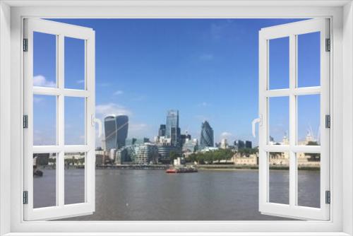 Fototapeta Naklejka Na Ścianę Okno 3D - Paysage londonien