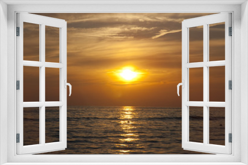Fototapeta Naklejka Na Ścianę Okno 3D - Sunset over St Pete Beach near St Petersburg Florida USA