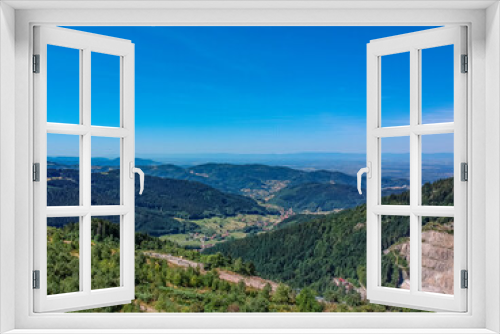 Fototapeta Naklejka Na Ścianę Okno 3D - Luftaufnahmen von deutschen Wäldern
