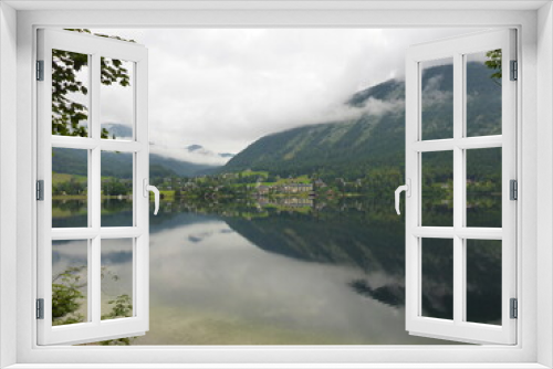 Fototapeta Naklejka Na Ścianę Okno 3D - lake in alps
