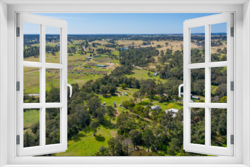 Fototapeta Naklejka Na Ścianę Okno 3D - Farmland near Wallacia in regional New South Wales in Australia