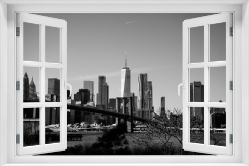 Fototapeta Naklejka Na Ścianę Okno 3D - NYC Skyline from Dumbo