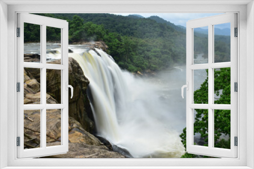 Fototapeta Naklejka Na Ścianę Okno 3D - Athirappilly Water Falls in Kerala India