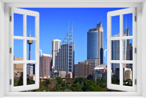 Fototapeta Naklejka Na Ścianę Okno 3D - Sydney skyline ..