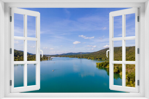 Fototapeta Naklejka Na Ścianę Okno 3D - Saint-Cassien Lake - Var, France