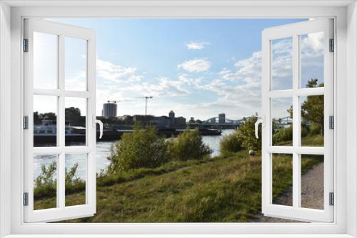 Fototapeta Naklejka Na Ścianę Okno 3D - Mannheim am Rhein