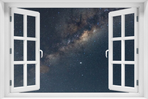 Fototapeta Naklejka Na Ścianę Okno 3D - Stars and Planets - Milky Way Night Sky