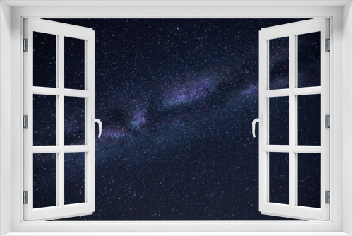 Fototapeta Naklejka Na Ścianę Okno 3D - View of the starry night sky and the Milky Way. Concept science