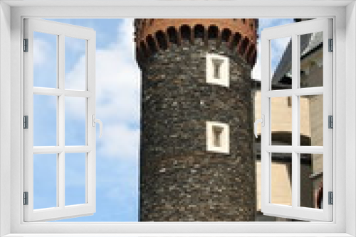 Fototapeta Naklejka Na Ścianę Okno 3D - Zleby castle