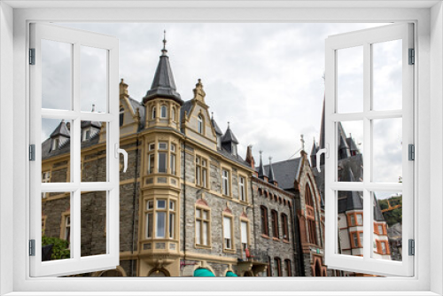 Fototapeta Naklejka Na Ścianę Okno 3D - Historic house front, tourism region Cochem, Germany