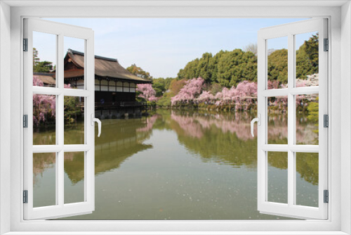 Fototapeta Naklejka Na Ścianę Okno 3D - heian shrine - kyoto - japan
