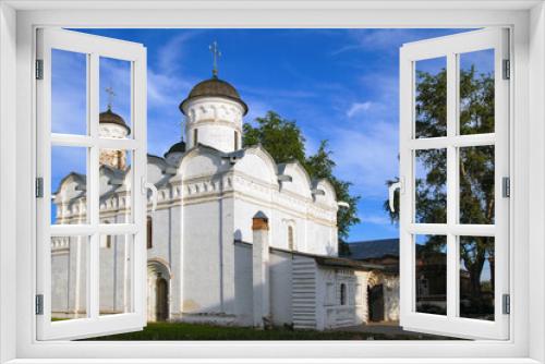 Fototapeta Naklejka Na Ścianę Okno 3D - Rizopolozhensky cathedral (XVI century). Suzdal town, Vladimir Oblast, Russia.