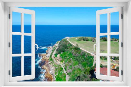 Fototapeta Naklejka Na Ścianę Okno 3D - Panoramic  Aerial Drone View Bondi Beach Sydney NSW Australia