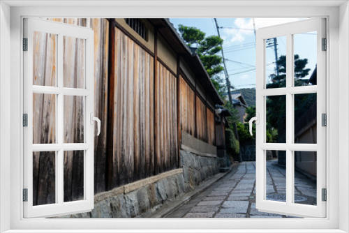 Fototapeta Naklejka Na Ścianę Okno 3D - 京都　町並み
