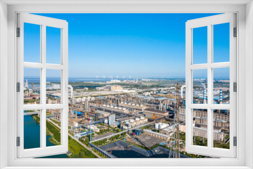 Fototapeta Naklejka Na Ścianę Okno 3D - factory plant