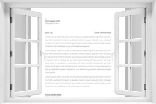 Professional And Modern Business Style, Flat Letterhead Design Template Vector