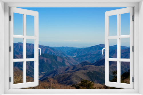 Fototapeta Naklejka Na Ścianę Okno 3D - 大菩薩から見た奥多摩湖