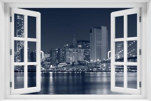 Fototapeta Naklejka Na Ścianę Okno 3D - Manhattan, New York City.