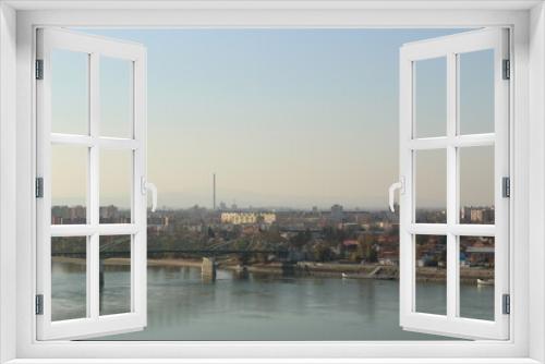 Fototapeta Naklejka Na Ścianę Okno 3D - city view