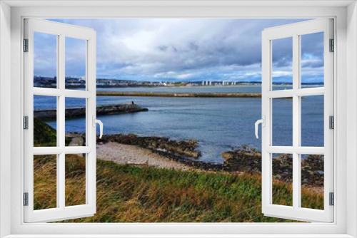 Fototapeta Naklejka Na Ścianę Okno 3D - Aberdeen Harbour