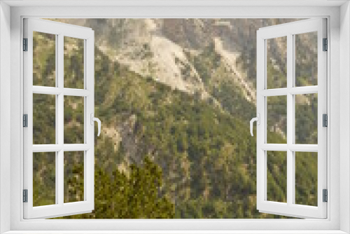 Fototapeta Naklejka Na Ścianę Okno 3D - The dramatic mountain landscapes of the Valbona Valley in Albania