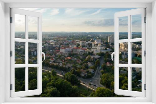 Fototapeta Naklejka Na Ścianę Okno 3D - arieal view. Lutsk city, Ukraine