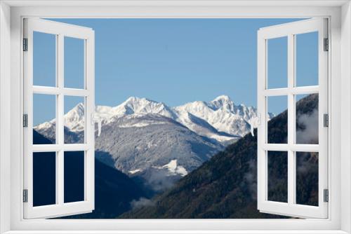 Fototapeta Naklejka Na Ścianę Okno 3D - Die Texel Gruppe der Alpen.  Südtirio, Italien, Europa