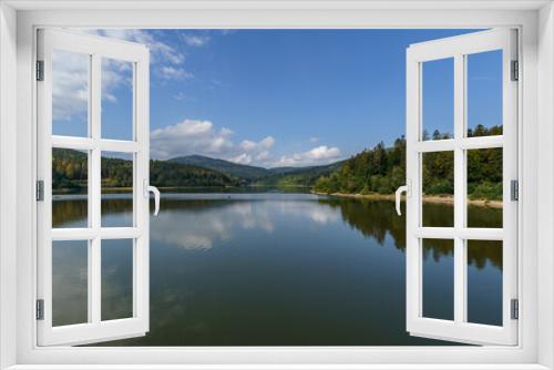 Fototapeta Naklejka Na Ścianę Okno 3D - Schwarzenbach reservoir, Schwarzenbachtalsperre, Black Forest, Germany