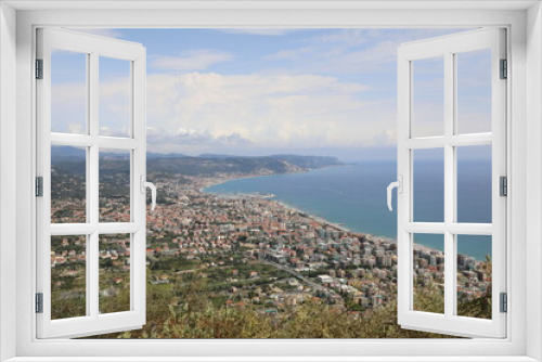 Fototapeta Naklejka Na Ścianę Okno 3D - Morze, fale i widoki górskie
