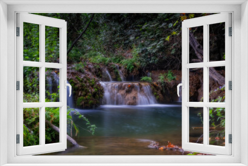 Fototapeta Naklejka Na Ścianę Okno 3D - Magical Kursunlu Waterfalls in Antalya, Turkey. Kursunlu selalesi. July 2020, long exposure.