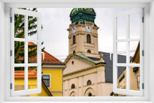 Fototapeta Naklejka Na Ścianę Okno 3D - Church in Gyor, Hungary