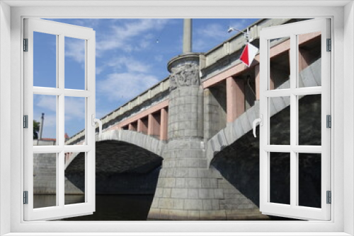Fototapeta Naklejka Na Ścianę Okno 3D - historische Moldaubrücken in Prag