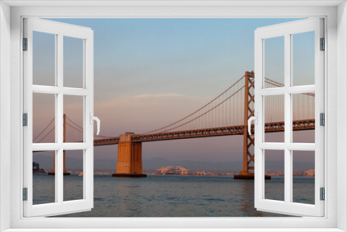 Bay Bridge at sunset