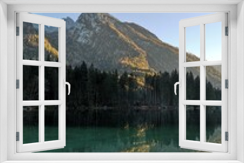 Fototapeta Naklejka Na Ścianę Okno 3D - Hintersee, Berchtesgaden