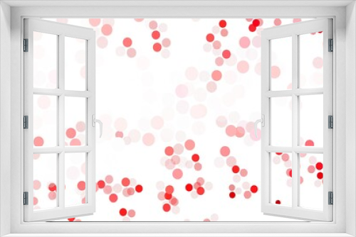 Light Pink, Red vector backdrop with dots.