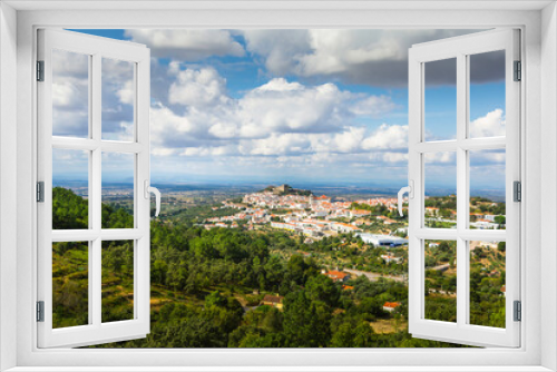 Fototapeta Naklejka Na Ścianę Okno 3D - Landscape view of Castelo de Vide, Alentejo, Portugal