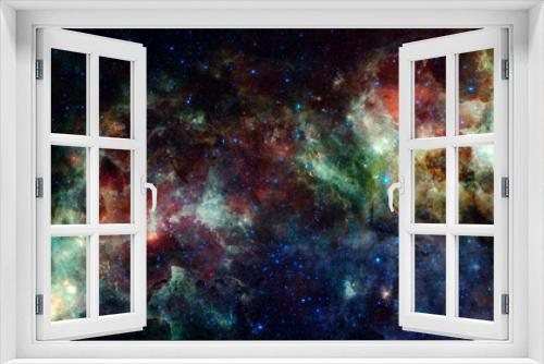 Fototapeta Naklejka Na Ścianę Okno 3D - Galaxy cluster. Elements of this image furnished by NASA