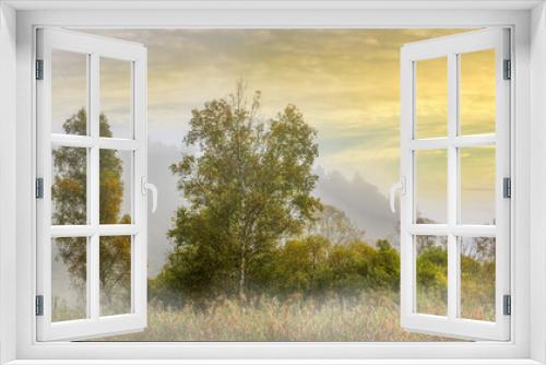 Fototapeta Naklejka Na Ścianę Okno 3D - jesienny krajobraz z Mazur w północno-wschodniej Polsce