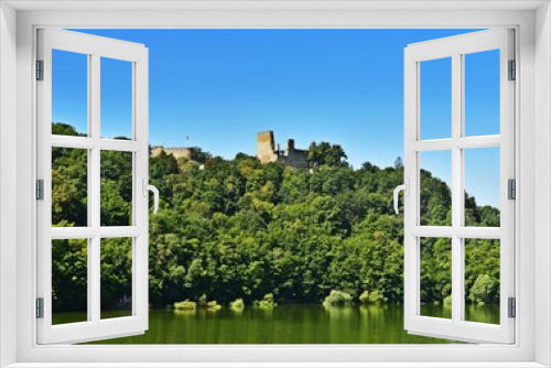 Fototapeta Naklejka Na Ścianę Okno 3D - Burg Cornstejn in Tschechien