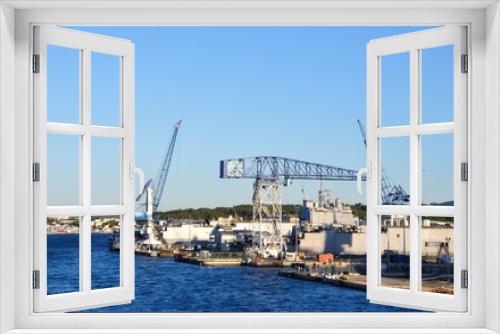Fototapeta Naklejka Na Ścianę Okno 3D - chantier naval 4