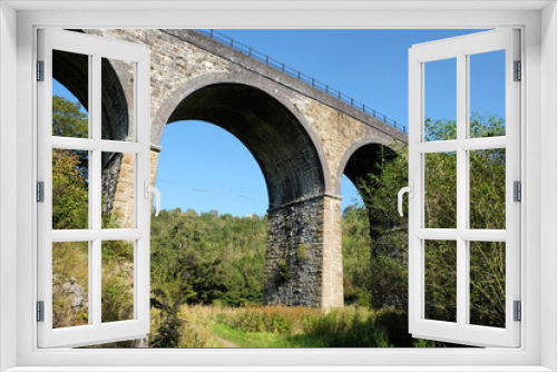Fototapeta Naklejka Na Ścianę Okno 3D - Headstone viaduct, crossing Monsal Dale,  Peak District, Derbyshire