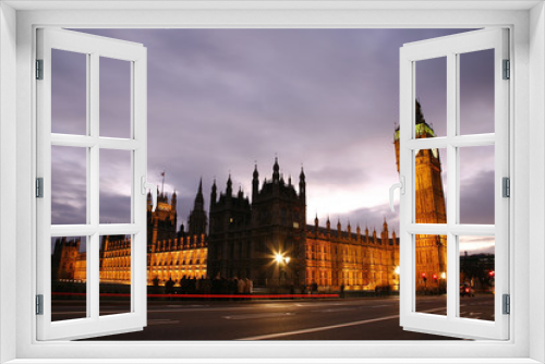 Fototapeta Naklejka Na Ścianę Okno 3D - Palace of Westminster at Night