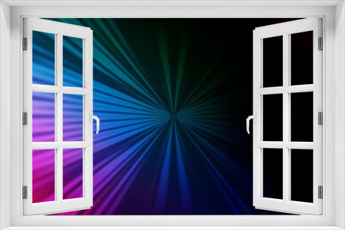 Fototapeta Naklejka Na Ścianę Okno 3D - Dark Multicolor, Rainbow vector layout with flat lines. Blurred decorative design in simple style with lines. Pattern for ads, posters, banners.