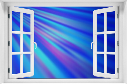 Fototapeta Naklejka Na Ścianę Okno 3D - Light BLUE vector background with straight lines.