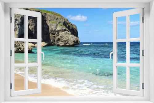 Fototapeta Naklejka Na Ścianę Okno 3D - 沖縄県･与那国島･六畳ビーチ