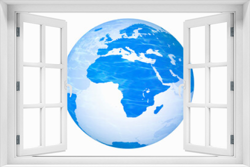 Fototapeta Naklejka Na Ścianę Okno 3D - 地球儀、アフリカ
